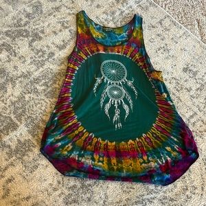 Kathmandu imports tie dye shirt.